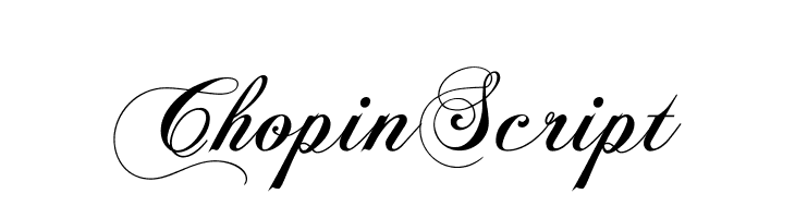 Chopin Script Font Download