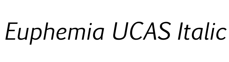 Download Euphemia Ucas Font