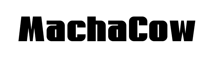 MachaCow Free Fonts Download