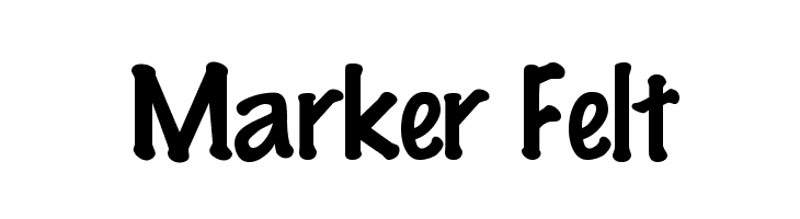 Marker Felt Free Fonts Download