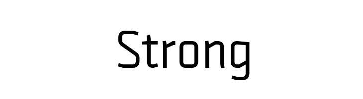 Strong Free Fonts