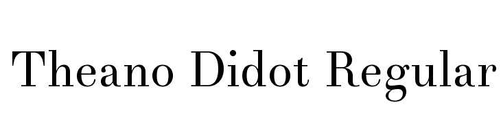 Theano Didot Regular Free Fonts Download