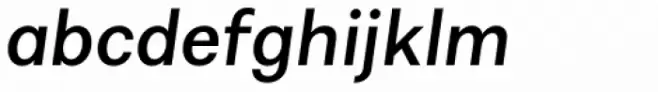Alergia Grotesk Normal Medium Italic