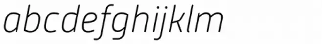 Alwyn New Rounded Thin Italic