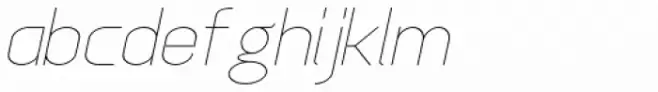 Anikka Sans ExtraLight Italic