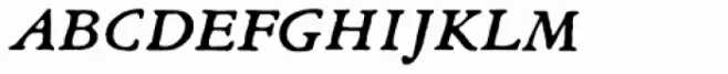 Archive Garamond Exp Italic