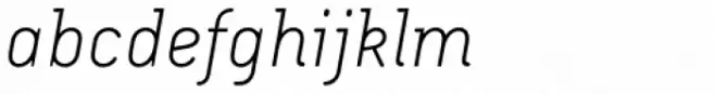 Armature Neue ExtraLight Italic