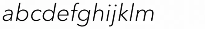 Avenir Next Pro Light Italic