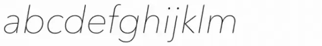 Avenir Next Pro UltraLight Italic