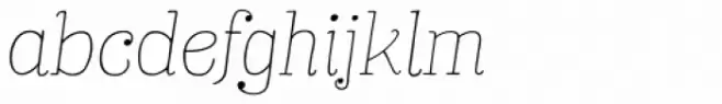 Bach Thin Italic