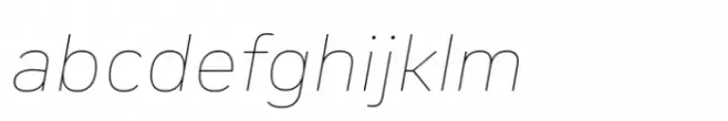 Bahn Thin Italic