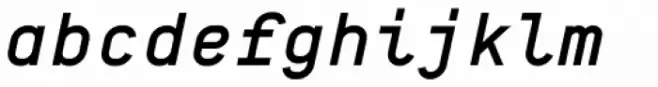 BB Manual Mono Pro Text Medium Italic