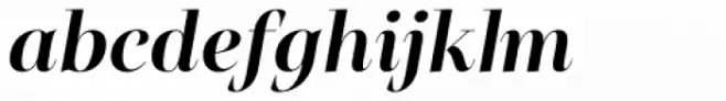 Belda Didone Extended Ex Bold Italic