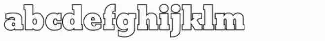 Beton Outline P ExtraBold