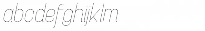 Brainy Hairline Expanded Italic