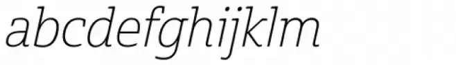 Cabrito Semi Thin Italic