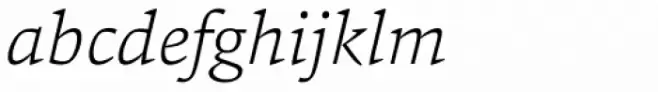 Carat ExtraLight Italic
