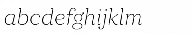 Circe Slab C Ultra Light Italic