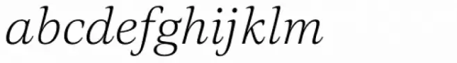 Civita ExtraLight Italic