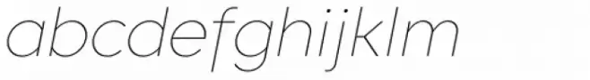 Core Sans C 15 Thin Italic