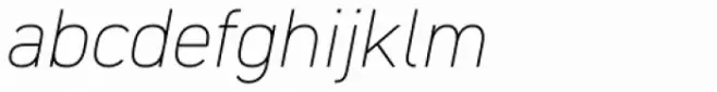 DIN 2014 ExtraLight Italic