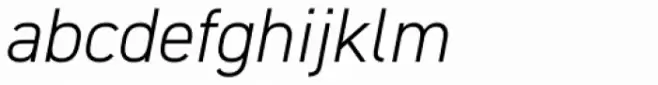 DIN 2014 Light Italic