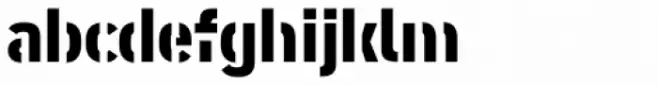 DIN 2014 Stencil Open Extra Bold