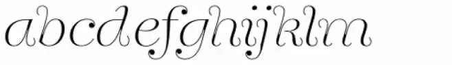 Encorpada Pro ExtraLight Italic