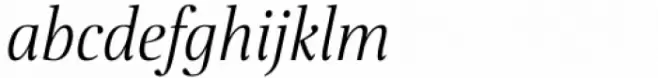 Floris ExtraLight Italic