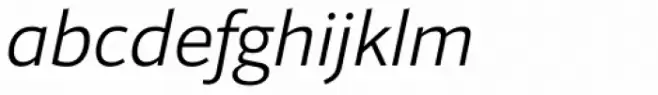 Foro Sans Light Italic