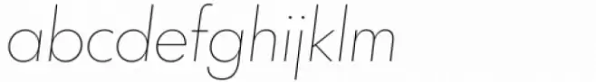 Futura Now Headline ExtraLight Italic