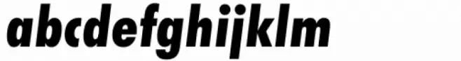 Futura Now Text Condensed Black Italic