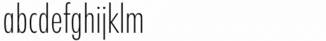 Futura Now Text Condensed Light