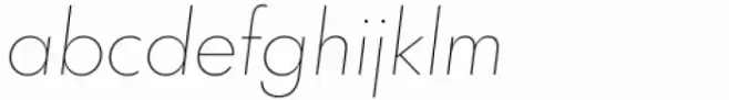 Futura Now Text ExtraLight Italic