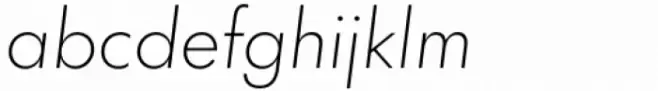 Futura Now Text Light Italic