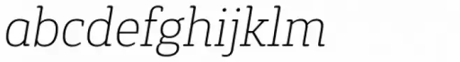 Gaspo Slab Thin Italic
