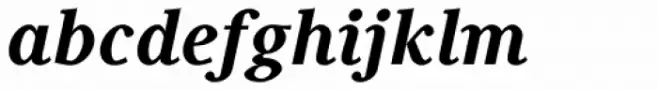 Generis Serif Pro Heavy Italic
