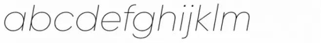 Gilroy Thin Italic