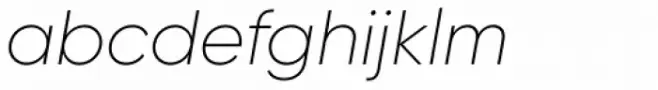 Gilroy Ultra Light Italic