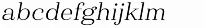 Haboro Ext Light Italic