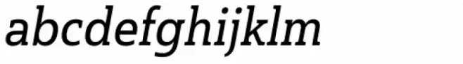 Haboro Slab Condensed Demi Italic