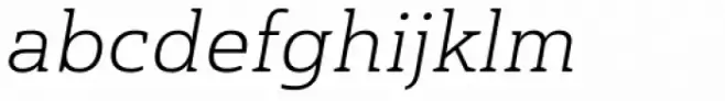 Haboro Slab Extended Light Italic