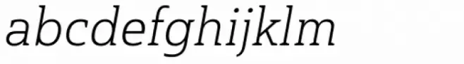 Haboro Slab Normal Light Italic
