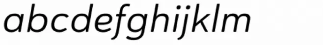 Haboro Soft Extended Regular Italic