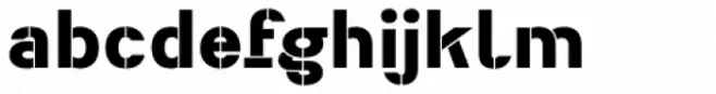 Heimat Stencil ExtraBold