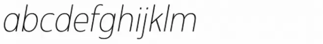 Interval Next Narrow Ultra Light Italic