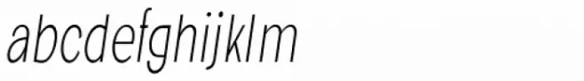 Jollin Family Thin Narrow Italic