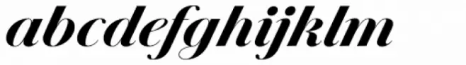 Jules Big Black Italic
