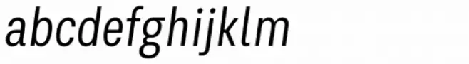 Kommon Grotesk Compressed Normal Italic