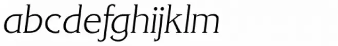 Korinth Serial ExtraLight Italic